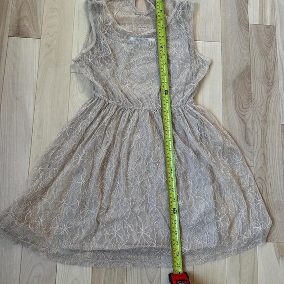 Vintage 2000s Forever 21 Lace Dress – Ethereal Fairycore Top - Picture 7 of 8